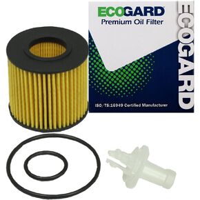 ECOGARD X6160 Premium Cartridge Engine Oil Filter for Conventional Oil Fits Scion iQ 1.3L 2012-2015