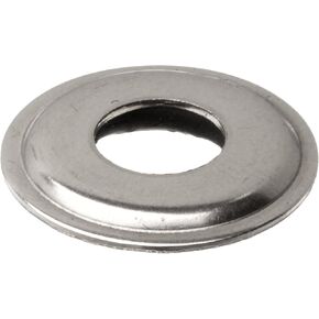 Small Parts 304 Stainless Steel Sealing Washer, Plain Finish, 1/4" Hole Size, 0.2550" ID, 0.0730" Nominal Thickness (Pack of 100) in Kuwait