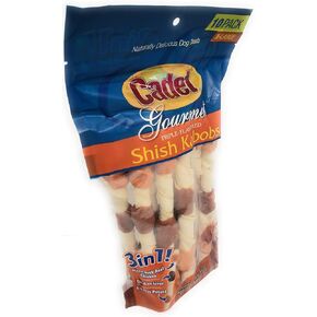 Cadet Gourmet Triple-Flavored Shish Kabobs 10pk X-Large