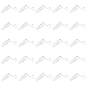 100 Pieces Microcentrifuge Tubes 0.5ml Microcentrifuge Tubes Mini Centrifuge Tubes Plastic Microcentrifuge Test Tubes with Attached Lid, Transparent