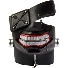 damdos Anime Masks Cosplay Props Kaneki Masks Ken Mask Cosplay Wig Adjustable Zipper Rubber Masks Halloween Props in Saudi Arabia