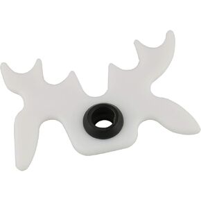 Moosehead Bridge Head White Plastic Slip-On Moosehead Bridge Head for Billiard Pool Cue Stick