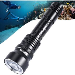 APLOS AP15 1500LM Diving Flashlight with 5 Modes, IPX8 Waterproof Professional Dive Light in Kuwait