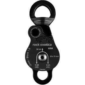 Rock Exotica Omni-Block 1.5" Pulley - Double Black P51D-B