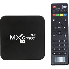 MXQ Pro 5G Android 13.1 TV Box 2024 Upgraded Ram 2GB ROM 16GB Android Smart Box H.265 HD 3D Dual Band 2.4G/5.8G WiFi Quad Core Smart Home Media Player