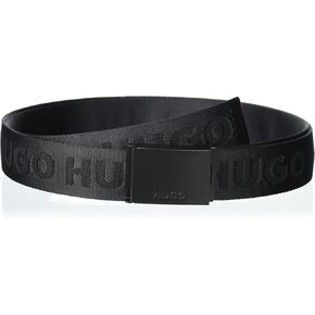 HUGO mens Repeat Logo Plaque Buckle BeltBelt in Saudi Arabia