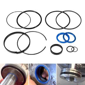 Replace for Hydraulic Log Splitter Cylinder Rebuild Seal Kit, Fit for 4.5" Bore x 1.75" Rod Cylinder