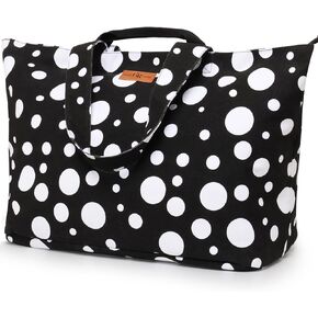 Extra Large Beach Bag for Women, Waterproof Sandproof Over-Size Carry On Beach Essentials Tote with 5 Pockets