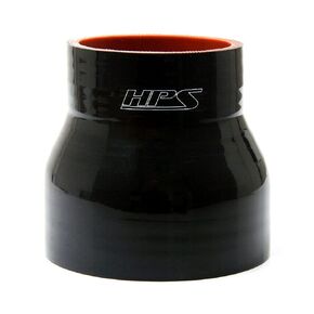 HPS HTSR-075-087-BLK Silicone High Temperature 4-ply Reinforced Reducer Coupler Hose, 100 PSI Maximum Pressure, 3" Length, 3/4" > 7/8" ID, Black