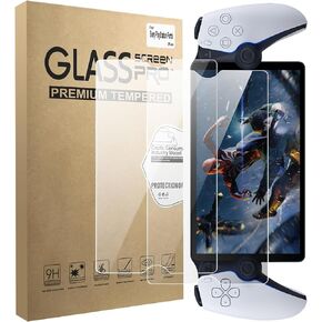 Screen Protector Compatible with PlayStation Portal Remote Player, 2 Pack 9H Hardness Anti-Scratch Tempered Glass Film, PS5 Portal Screen Film, Bubble-free, Anti-Fingerprint