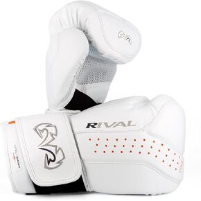 RIVAL Boxing RB10 Intelli-Shock Bag Gloves, Hook and Loop Closure - Ergonomic Fit, 1.25" of Closed Cell Foam for Intense Bag Use
