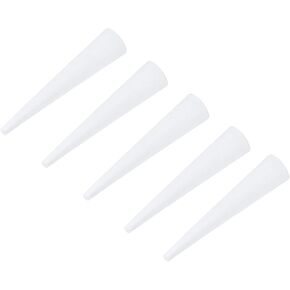 MECCANIXITY Silicone Rubber Tapered Plug 2mm to 6mm Solid White for Powder Coating, Painting, Anodizing, Plating, Sandblasting, Laboratory Use 20 Pieces in Kuwait