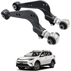 Pair Left & Right Adjustable Rear Alignment Camber Arms Kit Compatible with Toyota RAV4 2006-2018 Lexus NX 2015-2020