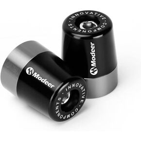 Handlebar Grip End For Kawasaki Ninja 250 300 400 650 1000 400R 250R 250SX 1000SX H2R ZX14R ZX10R ZX6R Z250 300 400 Z650 750 800 900 1000 Vulcan S 650 900 Motorcycle Accessories (black)