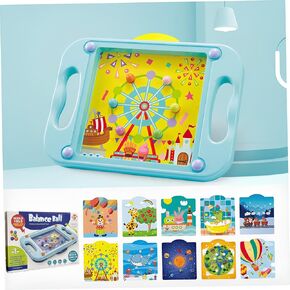 Kids Balance Maze Game - Montessori STEM Toy for Fine Motor Skills & Cognitive Development - Eco-Friendly, BPA-Free Ball Puzzle for Ages 3+ & Easter Basket Stuffer