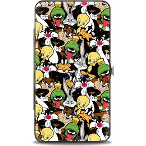 Buckle-Down Women's Hinge Wallet-Looney Tunes, 7" x 4"