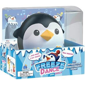 Blue Orange Games Freeze Dance with Chilly Fun Interactive Children Game - Educational Penguin Music and Dance Game 1 to 4 Players for Ages 4+, Small
