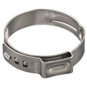 Oetiker Stepless Oetiker 16700017 Stepless Ear Clamp, One Ear, 7 mm Band Width, Clamp ID Range 14.5 mm (Closed) - 17 mm (Open) (Pack of 25)
