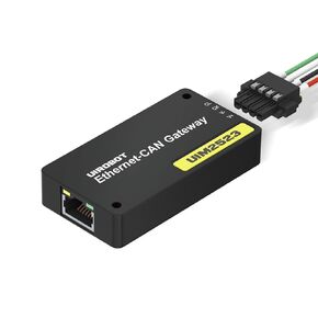 Low-Profile Ethernet TCP and CAN Bus System Control Converter Gateway