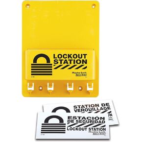 Master Lock - S1700 Compact Lockout Center, Unfilled Yellow
