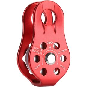 20kN Micro Pulley Climbing Pulley Aluminum Pulley