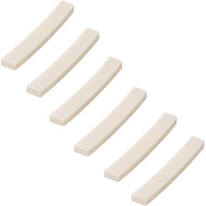 Alnicov Guitar String Bone Nut Blanks for Vintage-Style Stratocaster Telecaster Electric Guitar 44.5mm,6Pcs