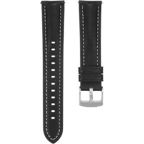 Leather Watch Band Quick Release Flexible Fit Breathable Vintage Leather Watch Strap with Spring Bar for Most Men Women Watch Smartwatch