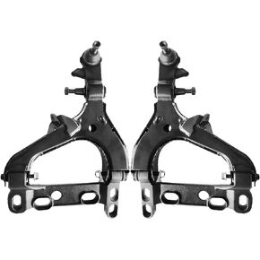 ASTARPRO - 2pc Front Lower Control Arms w/Ball Joints Replacement for Chevy Trailblazer GMC Envoy Buick Rainier Isuzu Ascender Saab 9-7X Oldsmobile Bravada, 2 Control Arms & Ball Joints