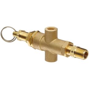 Control Devices P25G-F Brass Pilot Valve with Adapter, 1/4" x 1/8" Female NPT