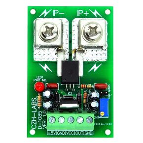 Electronics-Salon Panel Mount AC/DC Current Sensor Module Board, Based on ACS758 (+/-100Amp)