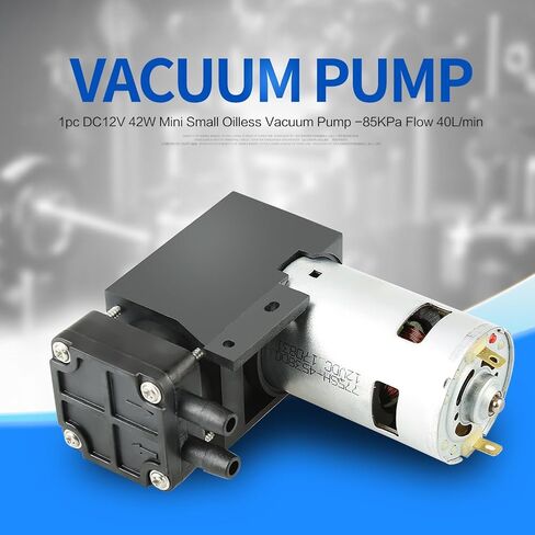 FTVOGUE Oilless Vacuum Pump DC12V 42W Mini Brush Piston Pressure Pump Flow 40L/min in Saudi Arabia