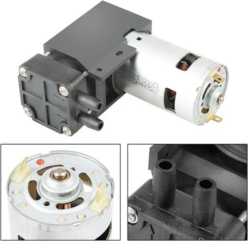FTVOGUE Oilless Vacuum Pump DC12V 42W Mini Brush Piston Pressure Pump Flow 40L/min in Saudi Arabia