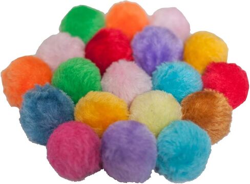 Fashion's Talk Cat Toys Furry Rattle Ball for Kitty 12 Pack in Saudi Arabia