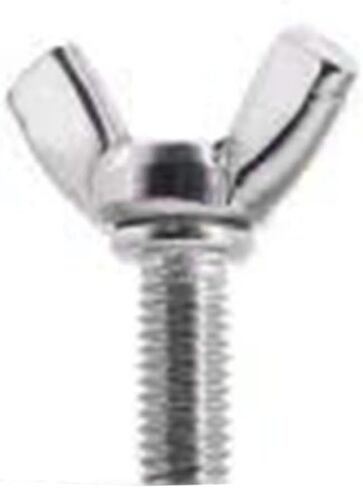 10 قطعة الفولاذ المقاوم للصدأ الجناح الترباس مسامير مع المكسرات M8-1.25x20mm اليد تشديد أدوات ضبط الترباس فراشة الجناح رئيس الإبهام مسامير in Saudi Arabia