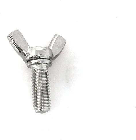 10 قطعة الفولاذ المقاوم للصدأ الجناح الترباس مسامير مع المكسرات M8-1.25x20mm اليد تشديد أدوات ضبط الترباس فراشة الجناح رئيس الإبهام مسامير in Saudi Arabia
