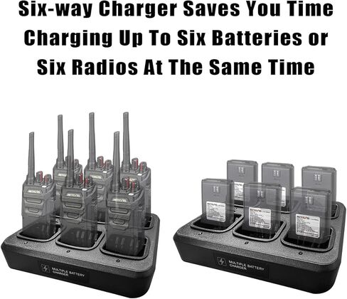 شاحن WPLN4232 WPLN4226 بستة اتجاهات متعدد الوحدات لموتورولا XPR7550 XPR6550 XPR6350 XPR3500 XPR3300e XPR7350e XPR7550e XPR7580e APX4000 APX1000 XiR P8268 راديو in Kuwait