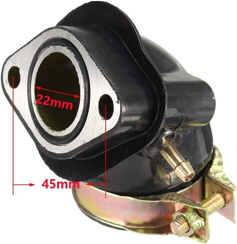 GY6 125cc 150cc مدخل الأنابيب المنوع طوقا للدراجات البخارية الذهاب عربات ATV الدراجة سكوتر الكثبان الرملية عربات التي تجرها الدواب 152QMI 157QMJ المحرك in Kuwait