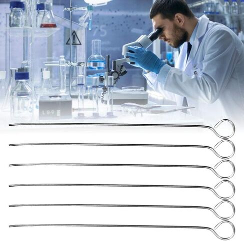 50 Pcs Inoculating Loop Lab Bacterial Culture Microbiology Uses Re-Reusable Inoculation Loops in Saudi Arabia
