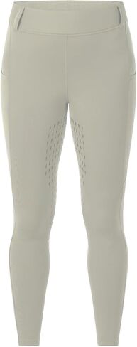 Kerrits Women's Coolcore Full Leg Grip Horse Riding Tights – Cooling Equestrian Leggings, Silicone Grip, Pockets in Saudi Arabia