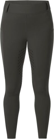 Kerrits Women's Coolcore Full Leg Grip Horse Riding Tights – Cooling Equestrian Leggings, Silicone Grip, Pockets in Saudi Arabia