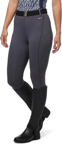 Kerrits Women's Coolcore Full Leg Grip Horse Riding Tights – Cooling Equestrian Leggings, Silicone Grip, Pockets in Saudi Arabia