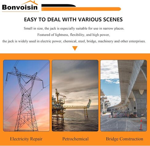 Bonvoisin 20T أسطوانة هيدروليكية جاك بورتا باور ميني هيدروليكية متعددة المفعول، أسطوانات رفع منخفضة المستوى لآلات بناء السفن (لا يمكن التراجع تلقائيًا) in Kuwait
