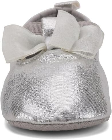 فستان زفاف الأميرة بعقدة على شكل فيونكة لحديثي الولادة من البنات ماري جين حذاء مسطح غير قابل للانزلاق ونعل ناعم للأطفال الرضع in Kuwait