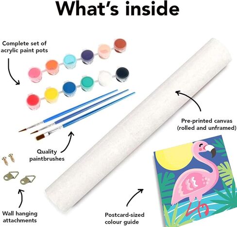 3 عبوات طلاء حسب العدد للأطفال الذين تتراوح أعمارهم بين 4 و8 و12 عامًا، مجموعات طلاء مثالية كهدية لديكور حائط المنزل، وهدايا وحيد القرن للفتيات والفنون والحرف اليدوية للأطفال in Kuwait