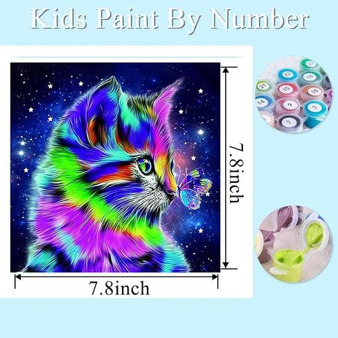 3 عبوات طلاء حسب العدد للأطفال الذين تتراوح أعمارهم بين 4 و8 و12 عامًا، مجموعات طلاء مثالية كهدية لديكور حائط المنزل، وهدايا وحيد القرن للفتيات والفنون والحرف اليدوية للأطفال in Kuwait