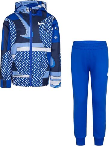 Nike Boy's All Day Play All Over Print Set (Toddler/Little Kids) Game Royal 7 Little Kid in Saudi Arabia