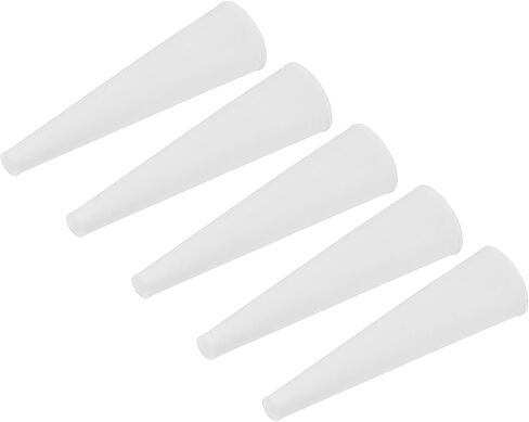 MECCANIXITY Silicone Rubber Tapered Plug 2mm to 6mm Solid White for Powder Coating, Painting, Anodizing, Plating, Sandblasting, Laboratory Use 20 Pieces in Kuwait