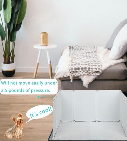 Bencacawinstyle Dog Puppy Pad Enclosure Splash Guard مع حصيرة غير قابلة للانزلاق، صينية حامل وسادة تبول مانعة للتسرب للكلاب الصغيرة تعمل مع معظم منصات التدريب وسهلة التنظيف. in Kuwait