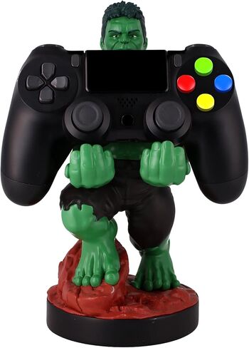 رجال كابلات الألعاب الرائعون: حامل هاتف Marvel Avengers Hulk وحامل وحدة التحكم - شخصية مرخصة رسميًا in Kuwait