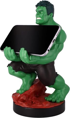 رجال كابلات الألعاب الرائعون: حامل هاتف Marvel Avengers Hulk وحامل وحدة التحكم - شخصية مرخصة رسميًا in Kuwait